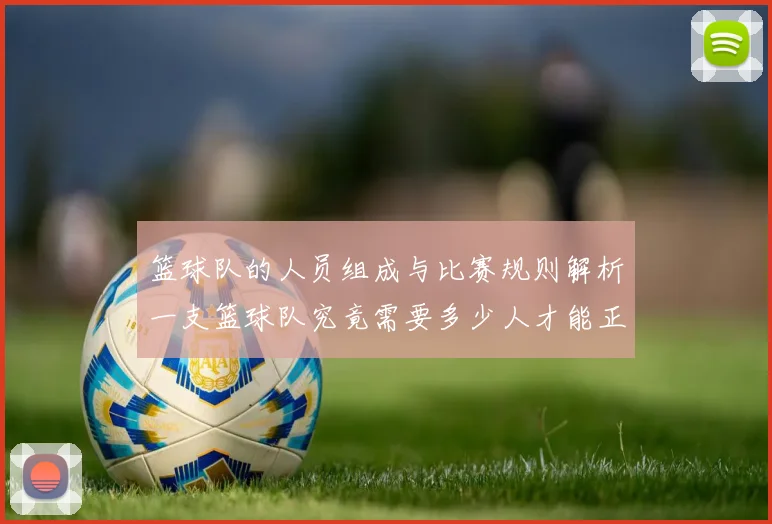 篮球队的人员组成与比赛规则解析一支篮球队究竟需要多少人才能正常运作